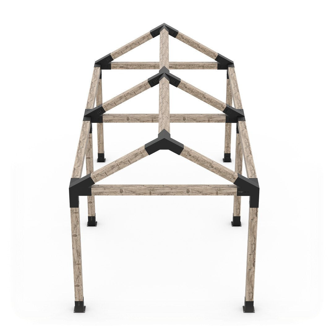 GRID 30 Double Pergola Kit for 6x6 Wood Posts