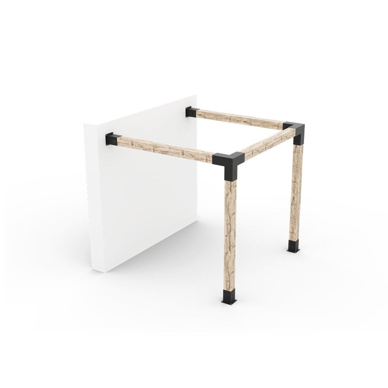 Any Size Wall Mount Pergola Kit For 6X6 Wood Posts