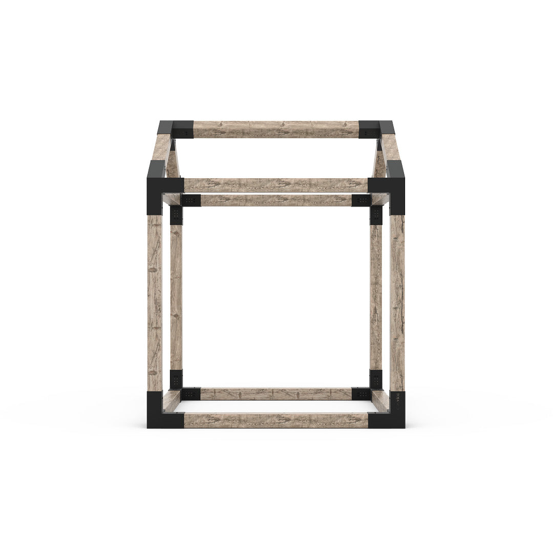 GRID 30 Single Pergola Kit with Base for 6x6 Wood Posts