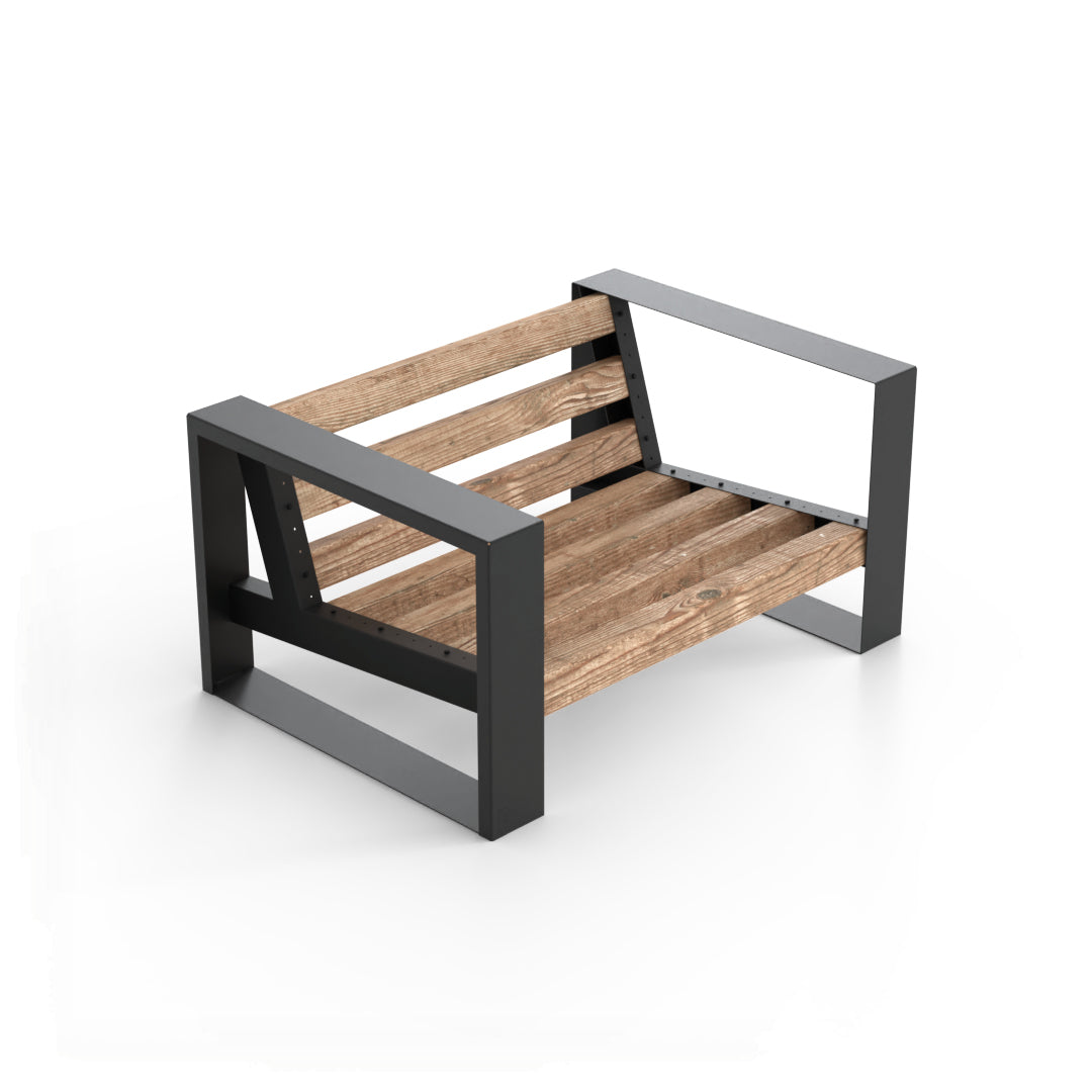 Modern Muskoka Chair/Loveseat Kit | Toja Grid | Toja Grid Dealer