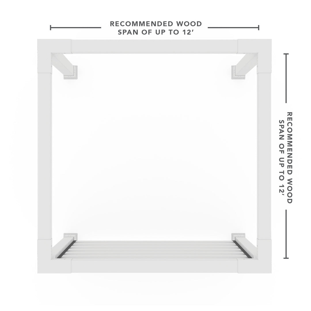 U Channel Privacy Wall Kit for 6x6 Wood Posts