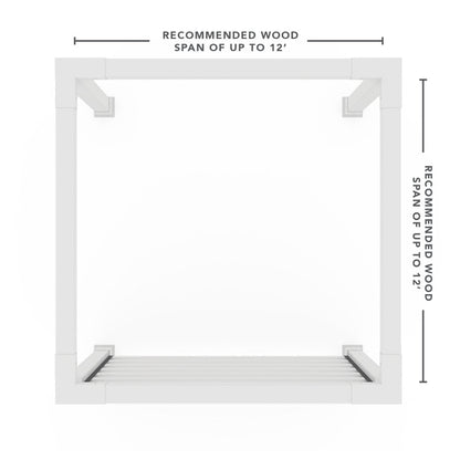 U Channel Privacy Wall Kit for 6x6 Wood Posts