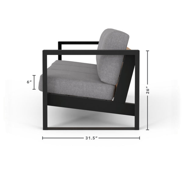 Modern Muskoka Slim Sofa Kit with Cushions