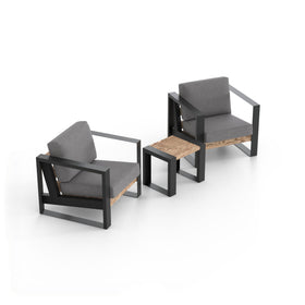 Modern Muskoka Slim 3 Piece Chair Set