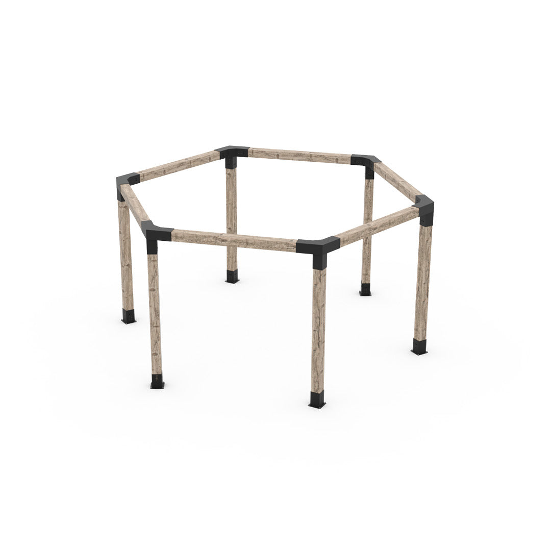 Any Size Hexagonal Kit for 6x6 Wood Posts