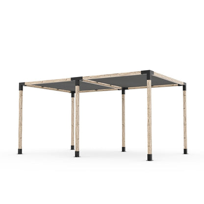 Toja Grid Double Pergola _10x16_graphite