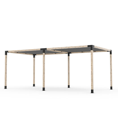 Toja Grid Double Pergola _10x20_graphite