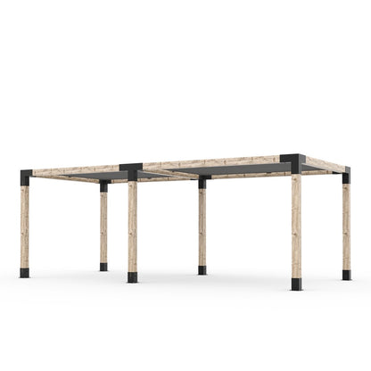 Toja Grid Double Pergola _10x22_graphite