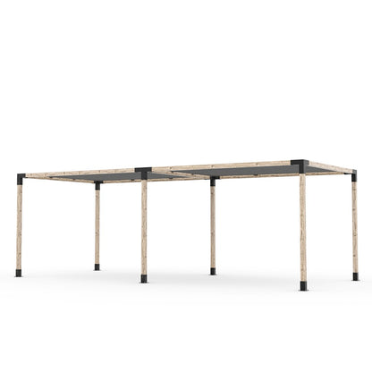Toja Grid Double Pergola _10x24_graphite