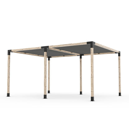 Toja Grid Double Pergola _12x16_graphite