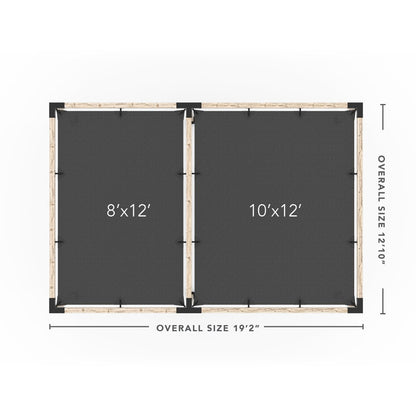 Toja Grid Double Pergola _12x18_graphite _12x18_crimson _12x18_denim _12x18_white