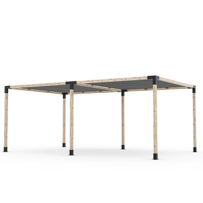 Toja Grid Double Pergola _12x20_graphite