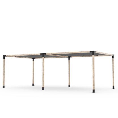 Toja Grid Double Pergola _12x24_graphite