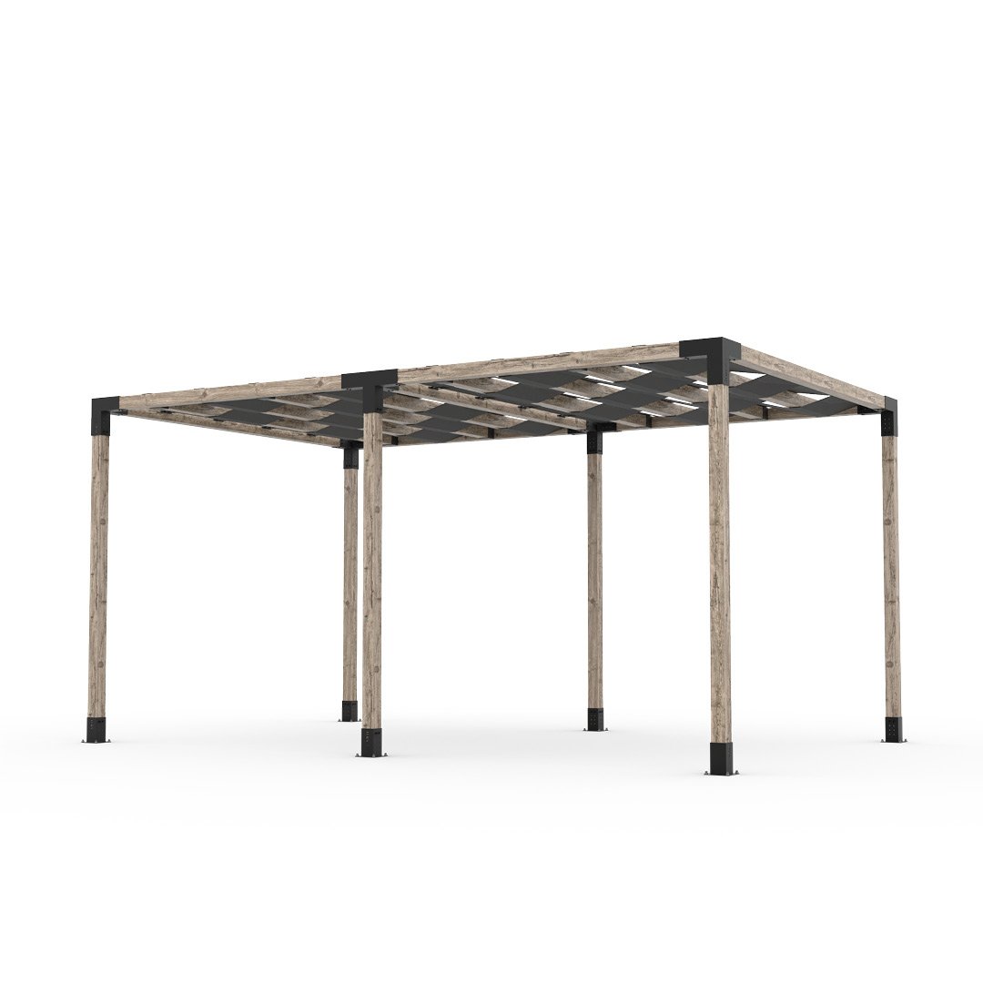 Toja Grid Double Pergola _10x16_graphite