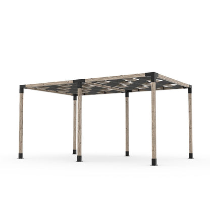 Toja Grid Double Pergola _10x16_graphite
