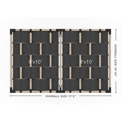 Toja Grid Double Pergola _10x16_graphite