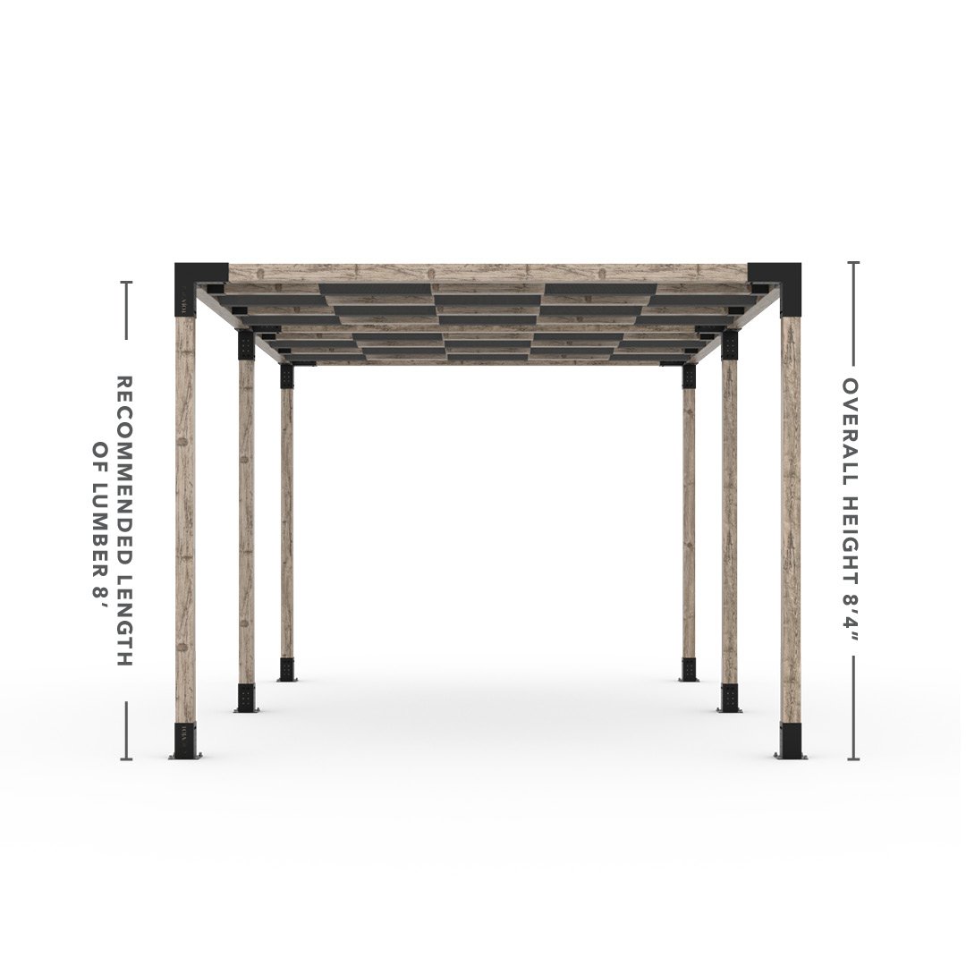 Toja Grid Double Pergola _10x16_graphite