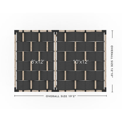 Toja Grid Double Pergola _12x18_graphite