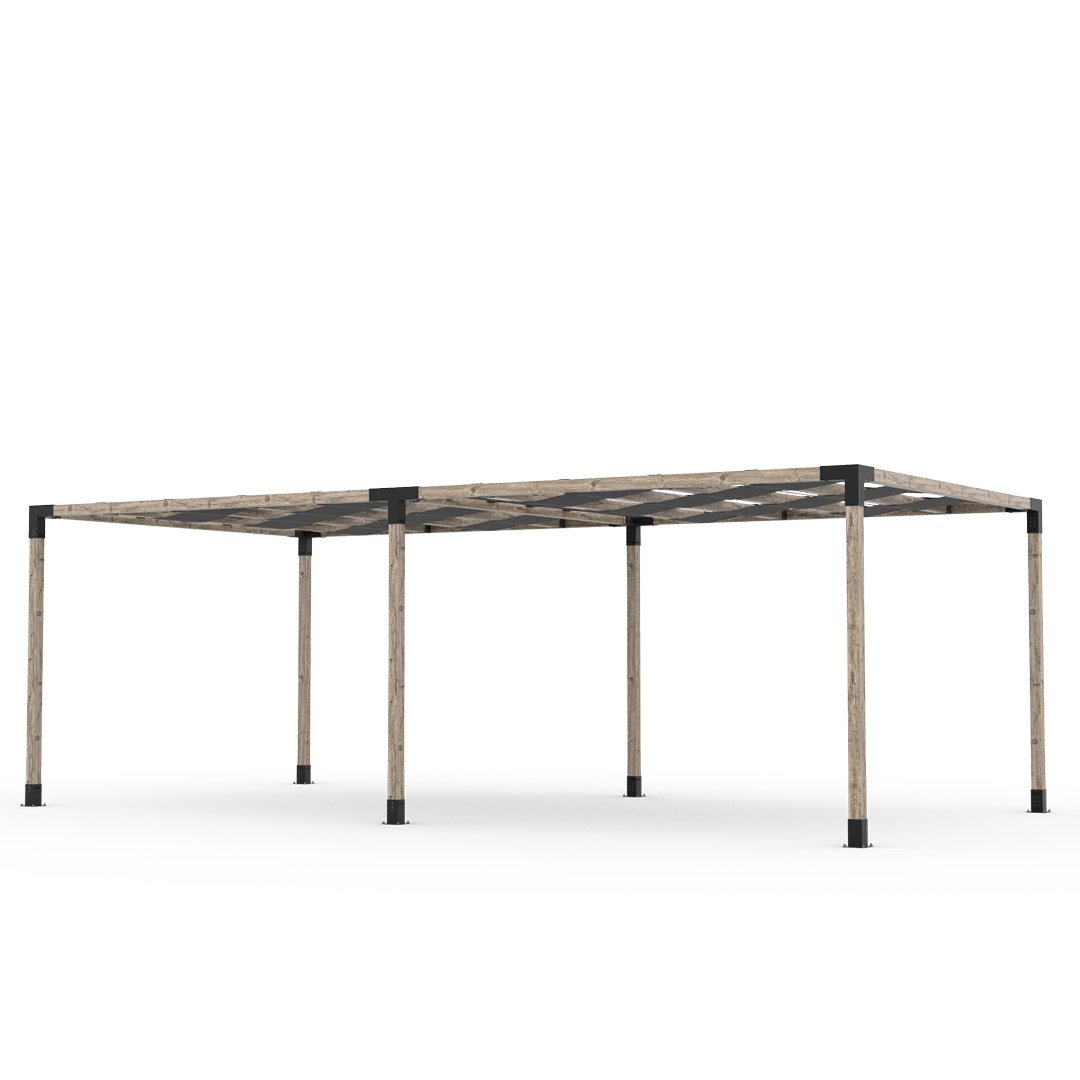 Toja Grid Double Pergola _12x24_graphite