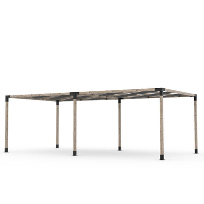Toja Grid Double Pergola _12x24_graphite