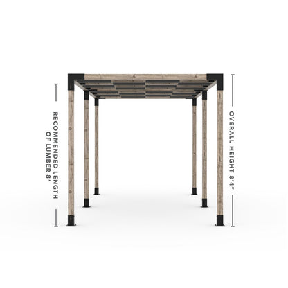 Toja Grid Double Pergola _8x16_graphite