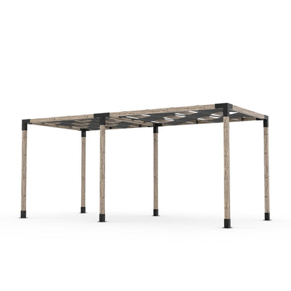 Toja Grid Double Pergola _8x18_graphite