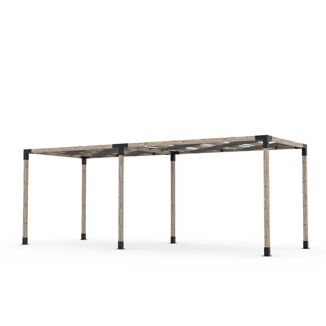 Toja Grid Double Pergola _8x22_graphite