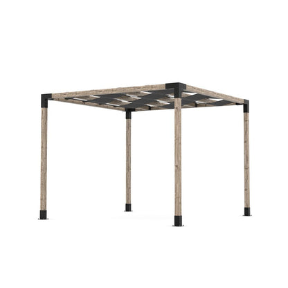 Toja Grid Double Pergola _10x10_graphite