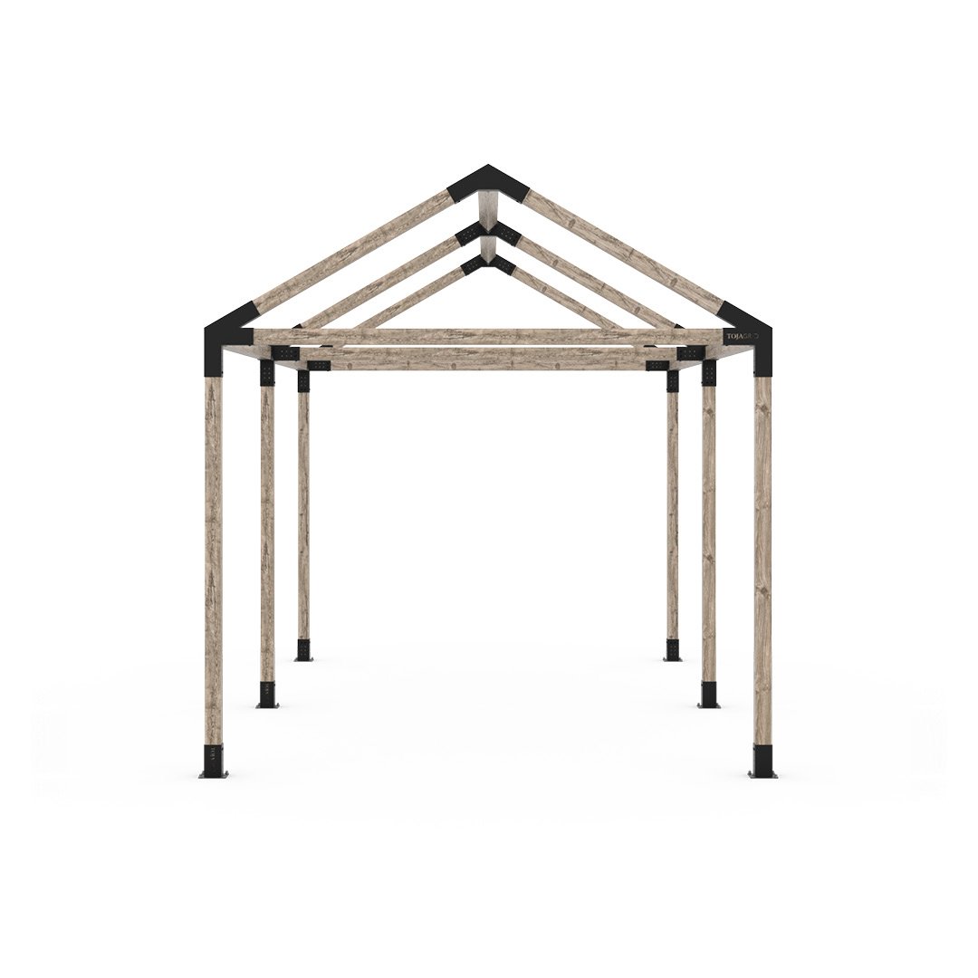 GRID 30 Double Pergola Kit for 4x4 Wood Posts