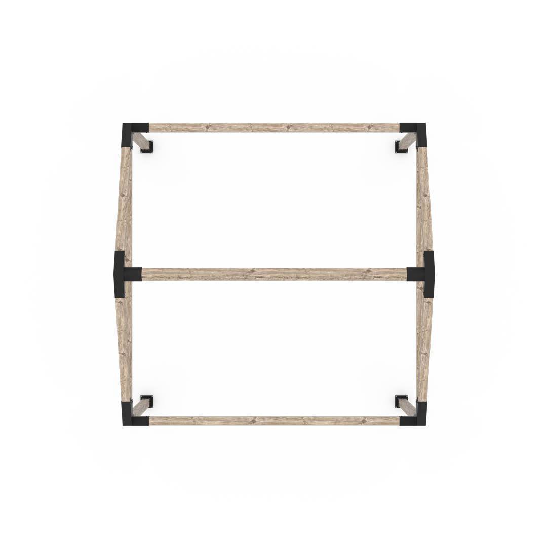 GRID 30 Single Pergola Kit for 4x4 Wood Posts