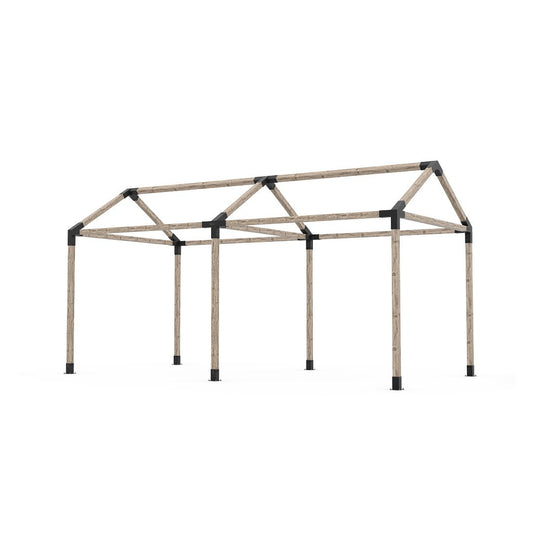 GRID 30 Double Pergola Kit for 4x4 Wood Posts