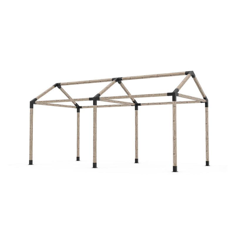 GRID 30 Double Pergola Kit for 4x4 Wood Posts