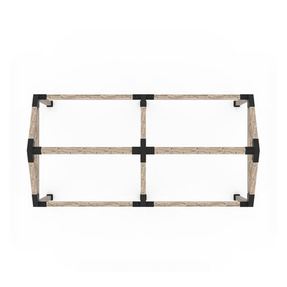 GRID 30 Double Pergola Kit for 6x6 Wood Posts