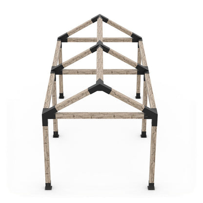 GRID 30 Double Pergola Kit for 6x6 Wood Posts