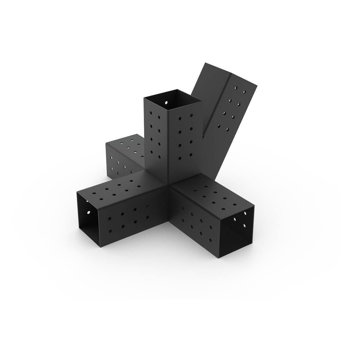 QUAD 30 + SOLO for 4x4 Wood Posts | 2 Pack
