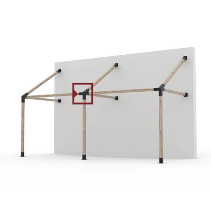 QUAD 30 + SOLO for 4x4 Wood Posts | 2 Pack