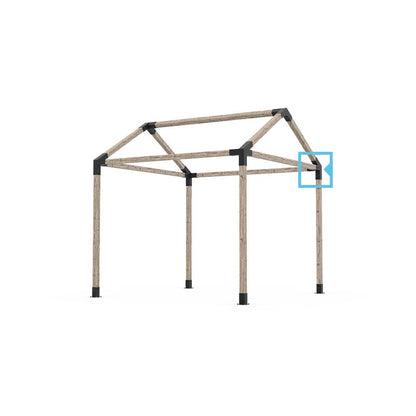 TRIO 30 Left & Right for 4x4 Wood Posts | 2 Pack