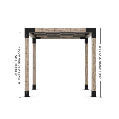 Toja Grid Double Pergola _8x8_graphite