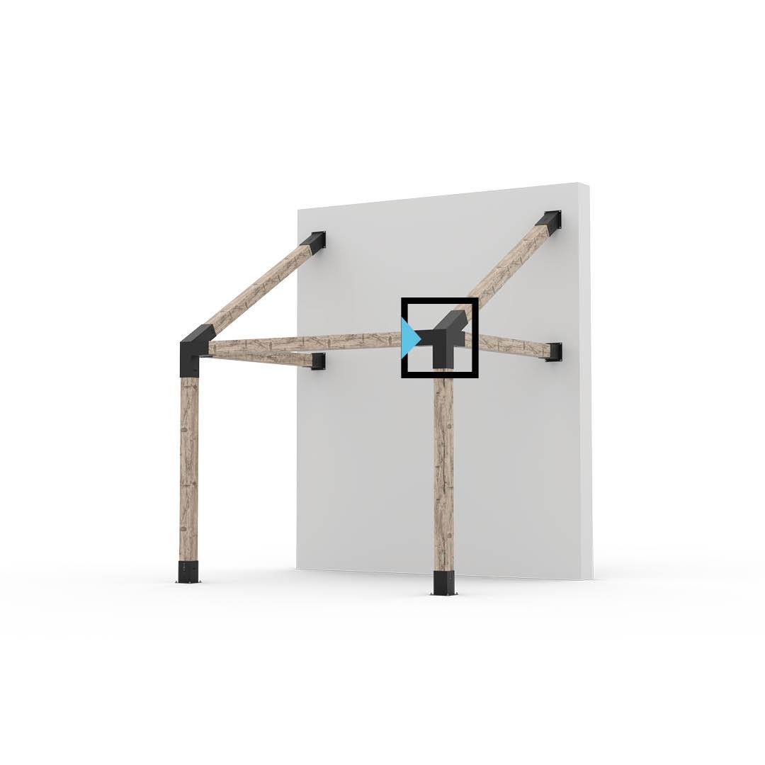 TRIO 30 Left for 6x6 Wood Posts | 1 Pack