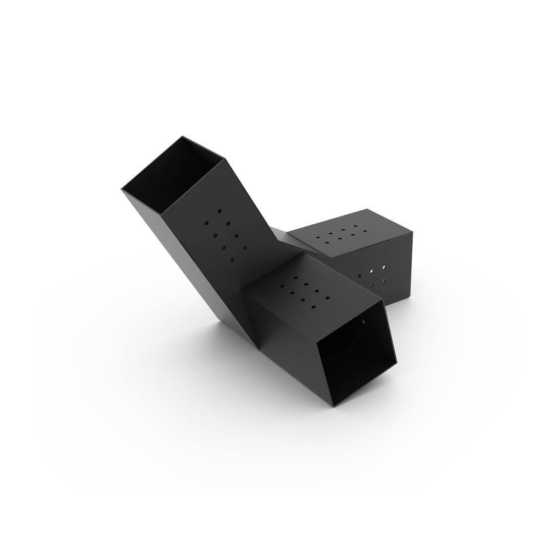 PEAK TRIO 30 for 6x6 Wood Posts | 2 Pack