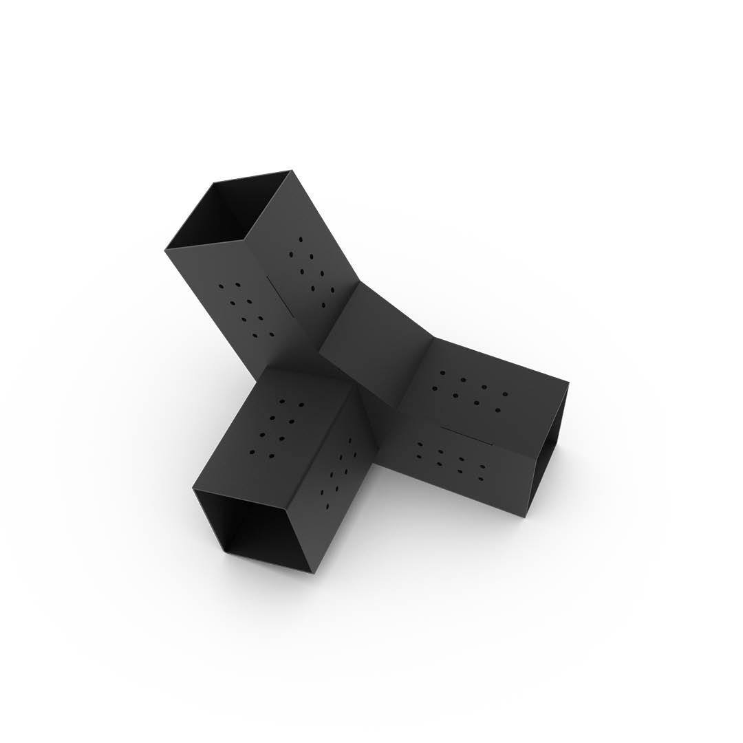 PEAK TRIO 30 for 6x6 Wood Posts | 2 Pack