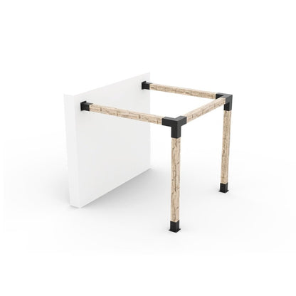 Any Size Wall Mount Pergola Kit For 6X6 Wood Posts