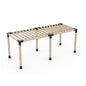 Double Pergola Kit For 6X6 Wood Posts With Knect 2X6 Top Rafter Brackets