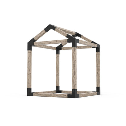 GRID 30 Single Pergola Kit with Base for 6x6 Wood Posts