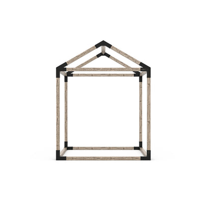 GRID 30 Single Pergola Kit with Base for 4x4 Wood Posts