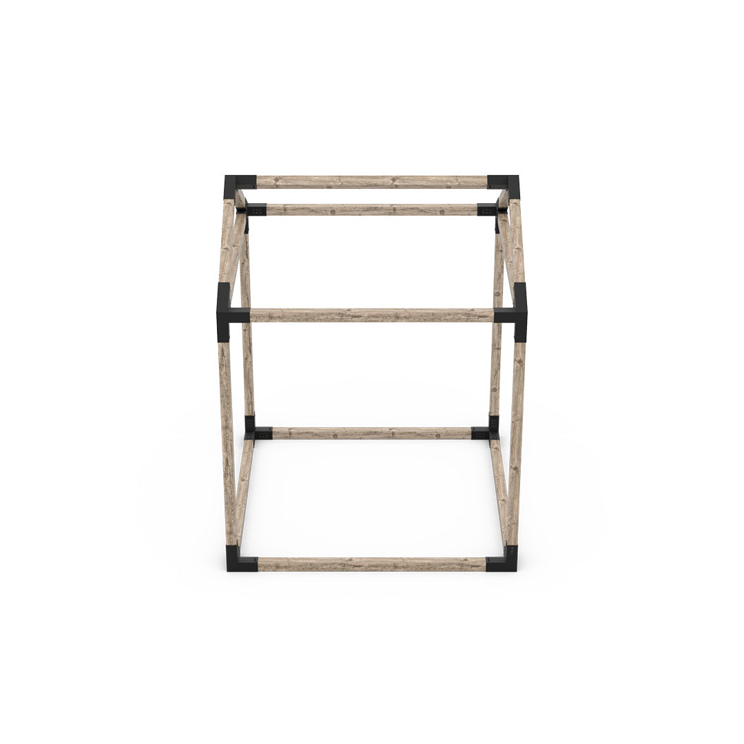 GRID 30 Single Pergola Kit with Base for 4x4 Wood Posts
