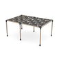 Double Pergola Kit with Wave Shades for 4x4 Wood Posts