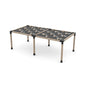 Double Pergola Kit with Wave Shades for 6x6 Wood Posts