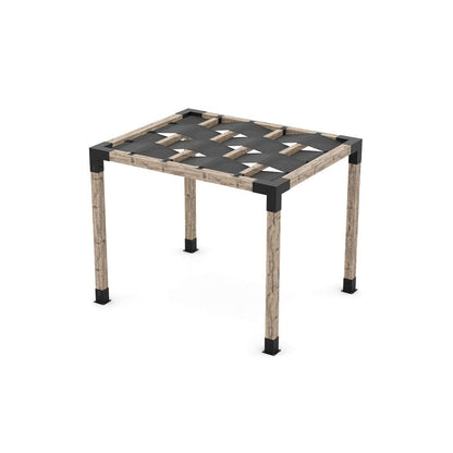 Pergola Kit with Wave Shades for 6x6 Wood Posts