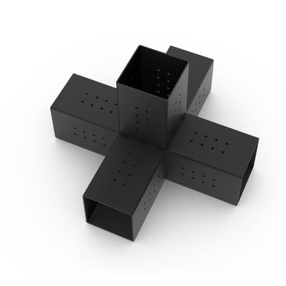 QUINT 5 Arm Pergola Structure Extension Bracket with SOLO for 6x6 Wood Posts